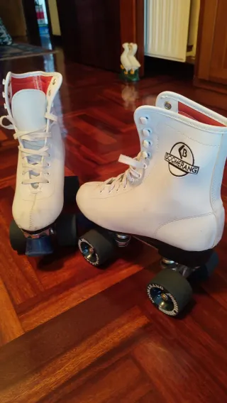 Patines de 4 Ruedas Blancos