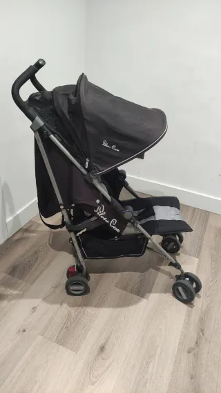 Carrito Silver Cross + cubierta lluvia + saco