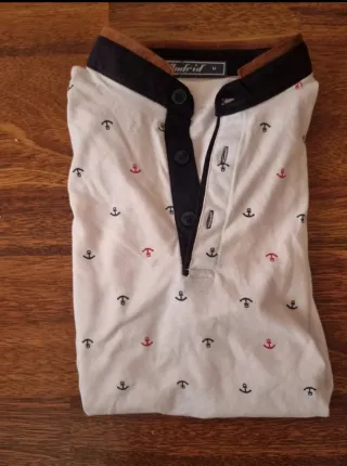 Camiseta Slim Fit Estampada Talla M