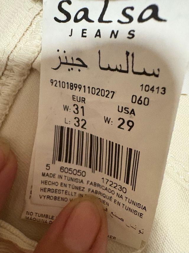 Vaqueros Salsa Wonder Talla 38 L32