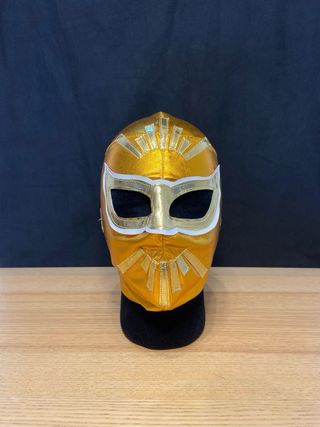 Máscara Lucha Libre Mexicana Dorada
