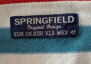 Jersey Springfield Rayas Talla XL