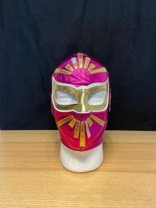 Máscara Mística Rosa y Dorada