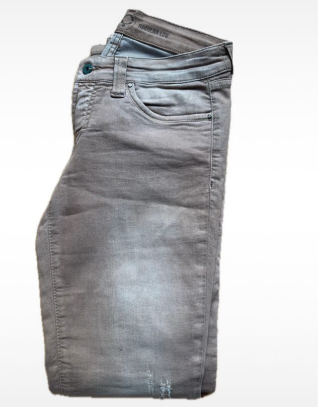 Jeans SOS Regular Low Beige Marrón Claro 