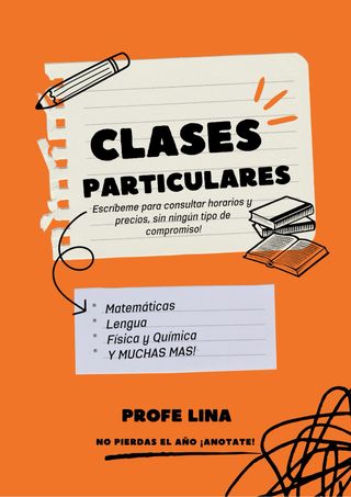 Clases Particulares Primaria y E.S.O
