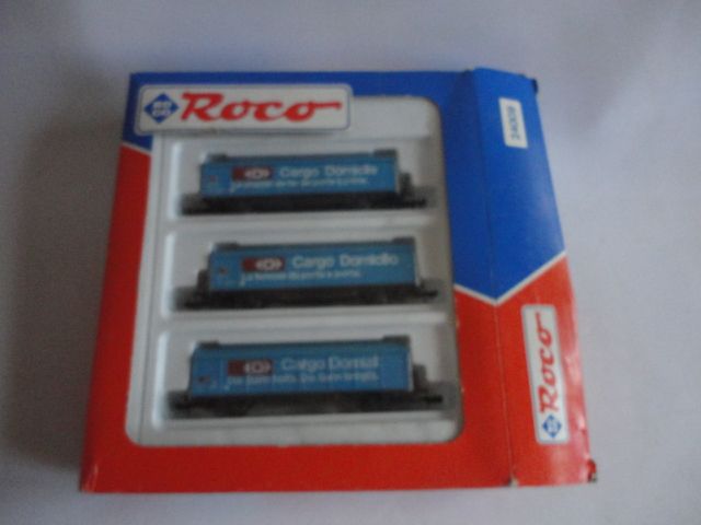 3 Vagones Roco Escala N Cargo