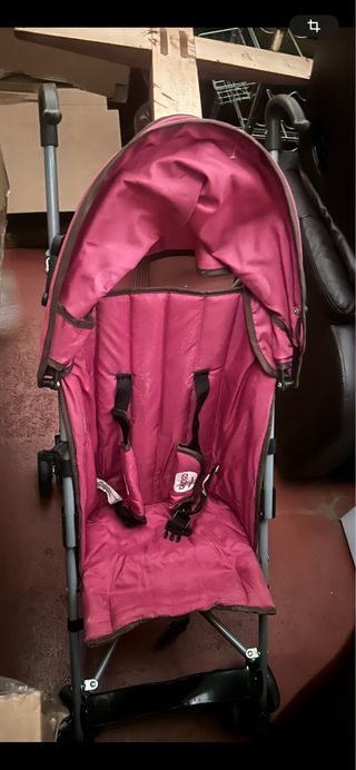 Silla de paseo rosa