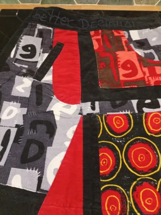 Falda Desigual Talla L Estampada