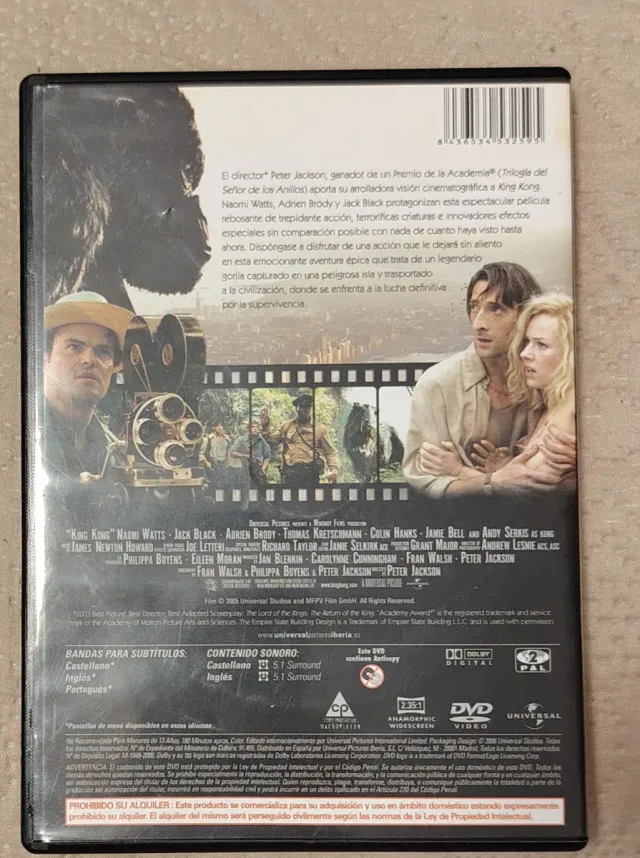 DVD King Kong (spagnolo)