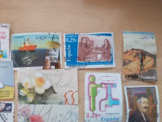 Lote 5: 14 sellos España y Alemania - Filatelia