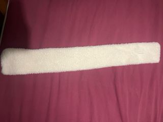 Sciarpa donna ecopelliccia bianca