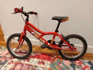 Bicicleta infantil Orbea roja