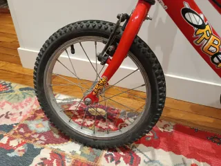 Bicicleta infantil Orbea roja