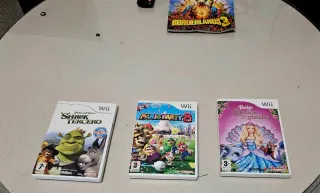 Lote 3 juegos Wii: Shrek Tercero, Mario Party 8, B