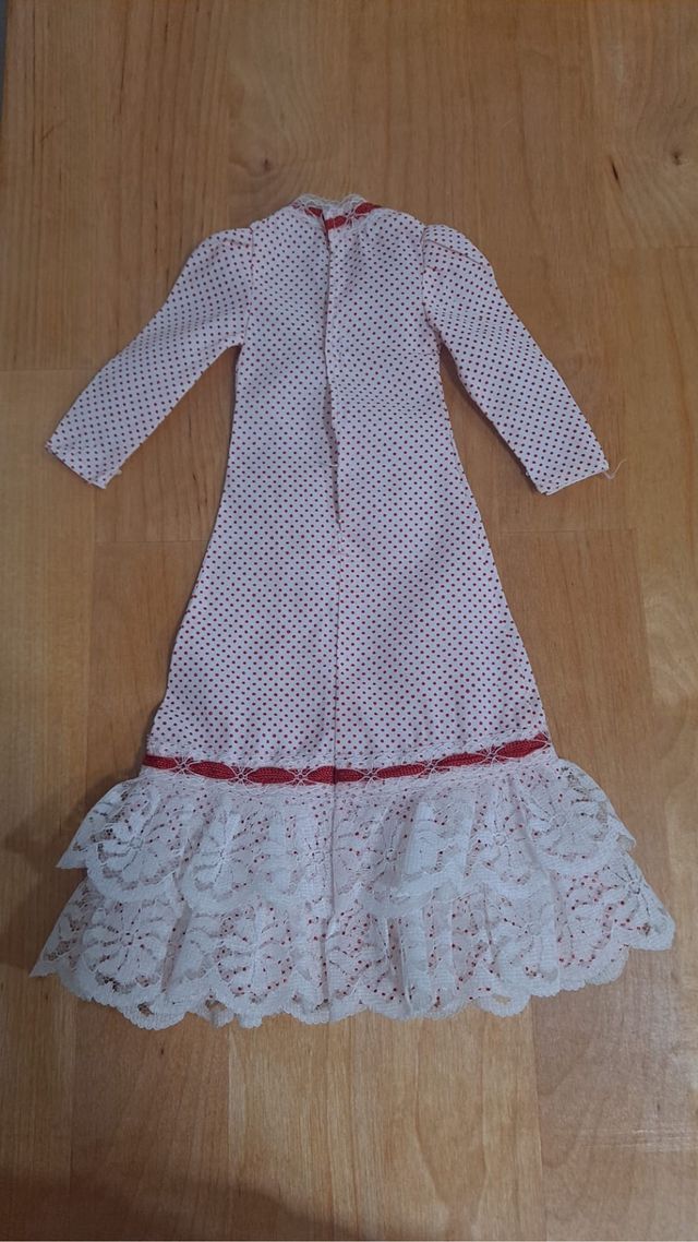 Vestido Chulapa Nancy Rojo y Blanco