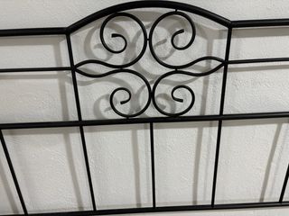Cabecero de forja negro