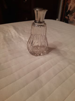 Juego tocador cristal y acero