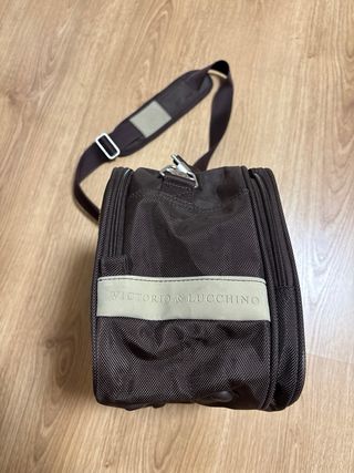 Bolso de viaje Victorio & Lucchino Marrón y Beige