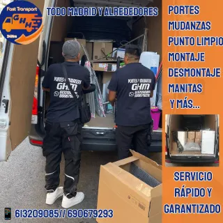 Mudanzas, portes y manitas