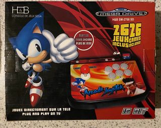 Consola At Games Mega Drive H&B 26 Juegos+SD