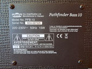 Amplificador Vox Pathfinder Bass 10