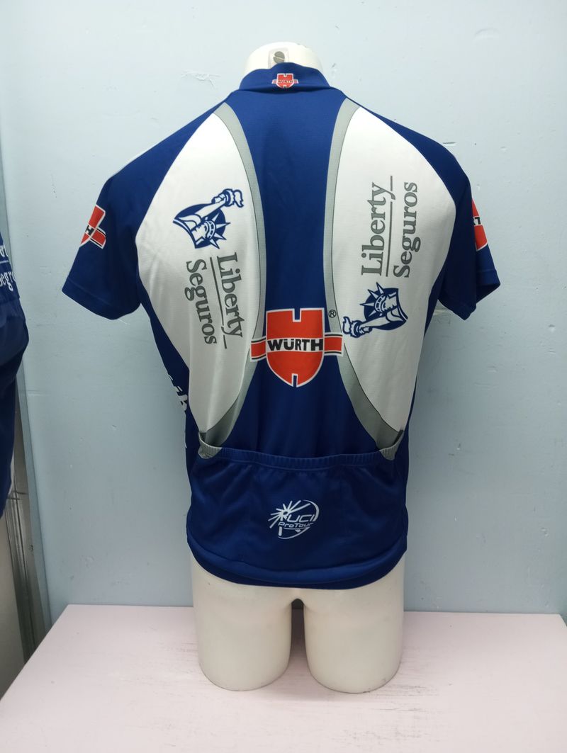 Maillot Cycliste LIBERTY SEGUROS - Tour 2004 - Alberto Contador - Taille 5 - Occasion