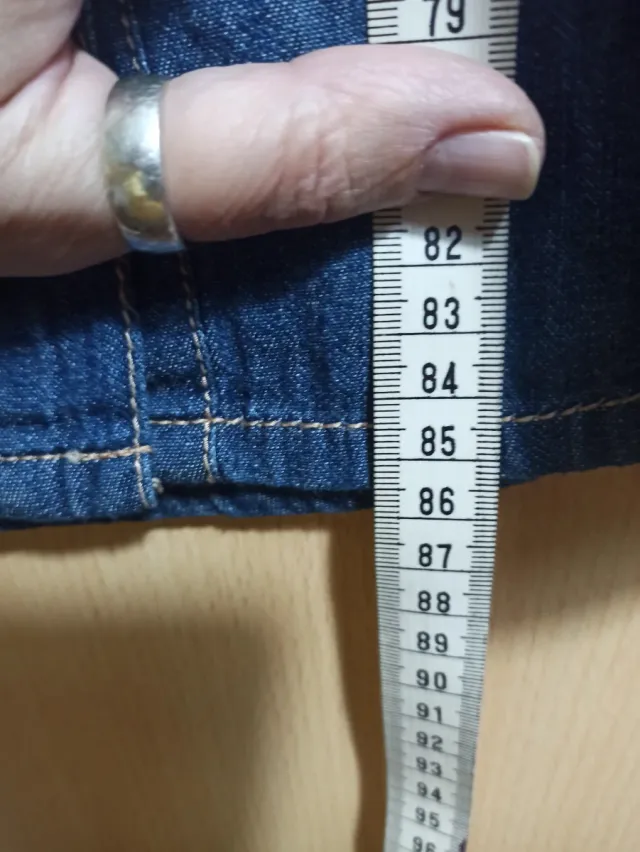 Vestido vaquero Blanco Talla M