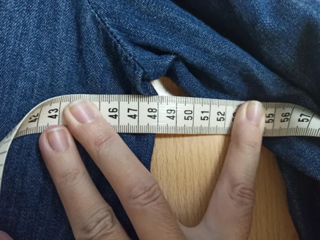 Vestido vaquero Blanco Talla M