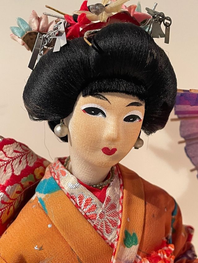 Bambola Geisha Vintage Giappone