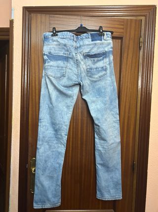 Pantalón Vaquero Azul Claro Lavado