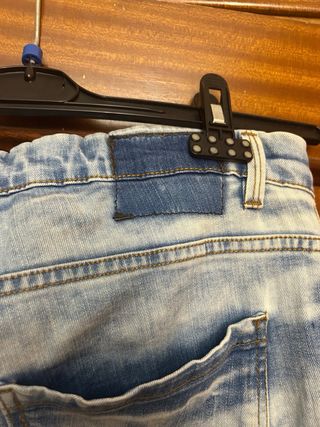 Pantalón Vaquero Azul Claro Lavado