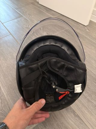 Casco Moto 130R Negro con Visera