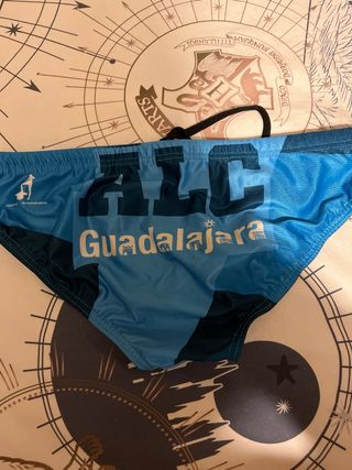 Bañador chico Club Alcarreño azul