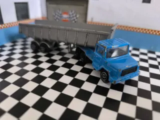 Camión Magirus Majorette Azul