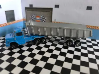 Camión Magirus Majorette Azul