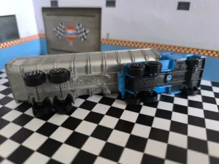 Camión Magirus Majorette Azul