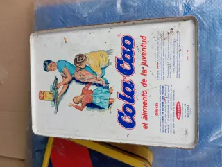 Caja de chapa Cola Cao