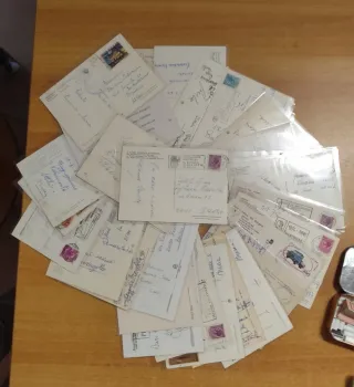 Lotto 30 cartoline vintage anni 60/70