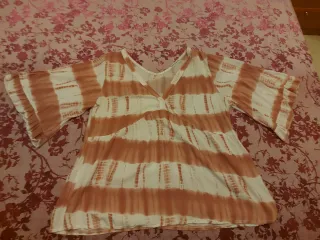 Blusa Talla Única Estampado Rayas