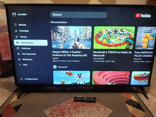 TV LG Smart 49 Negro