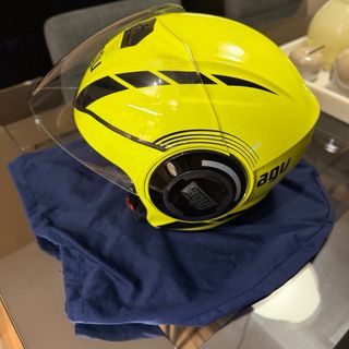 Casco Moto Jet AGV Amarillo