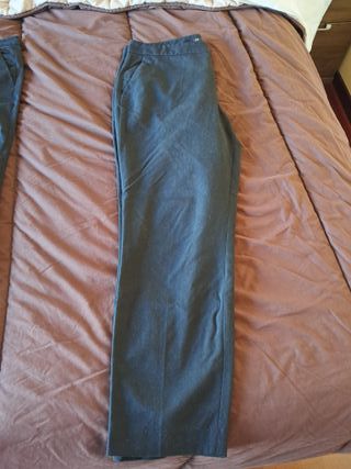 2 Pantalones Zara Básicos Negros.