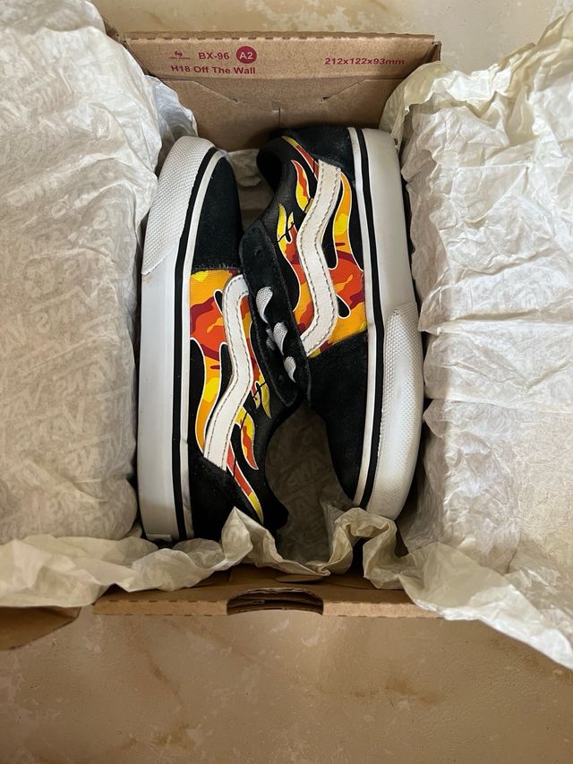 Zapatillas Vans Ward Slip-On Negras Talla 25