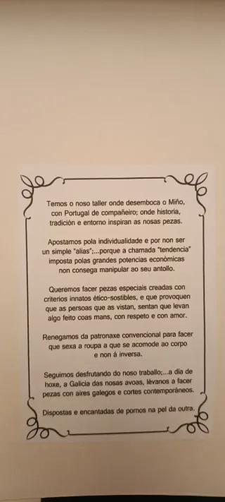 Falda Regional Gallega TiaMari Talla Única