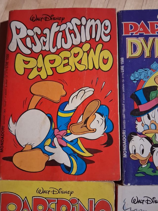 lotto composto da 6 albi "fumetti Disney"
