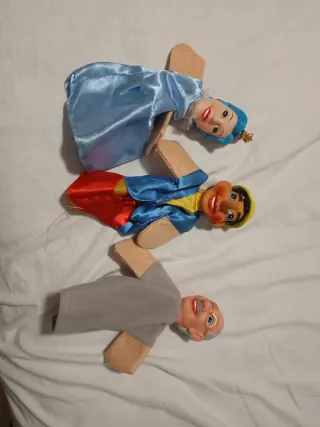 Lote 3 Marionetas de Dedo de Pinocho