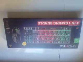 Teclado y Ratón Gaming Trust Negro