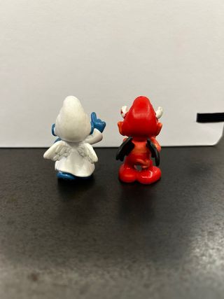 Puffi Angelo e Diavolo anni '80