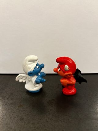 Puffi Angelo e Diavolo anni '80