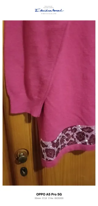 Jersey Fucsia Adornos Animal Print